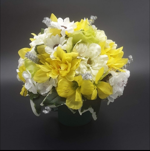 Green Mug Floral Arrangement - Picture 13 of 15